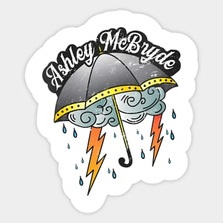 Ashley Rain Sticker